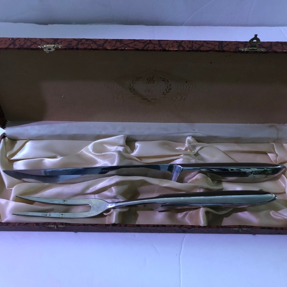 Vintage Stainless Knife and Fork Set in Box. - Picture 1 of 4